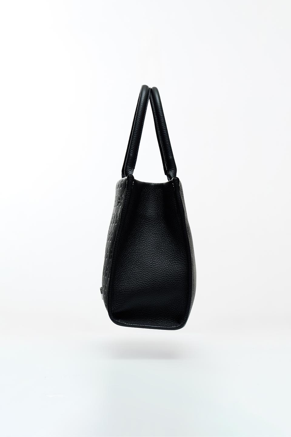 Сумка Sara Burglar с тиснением BB чёрная