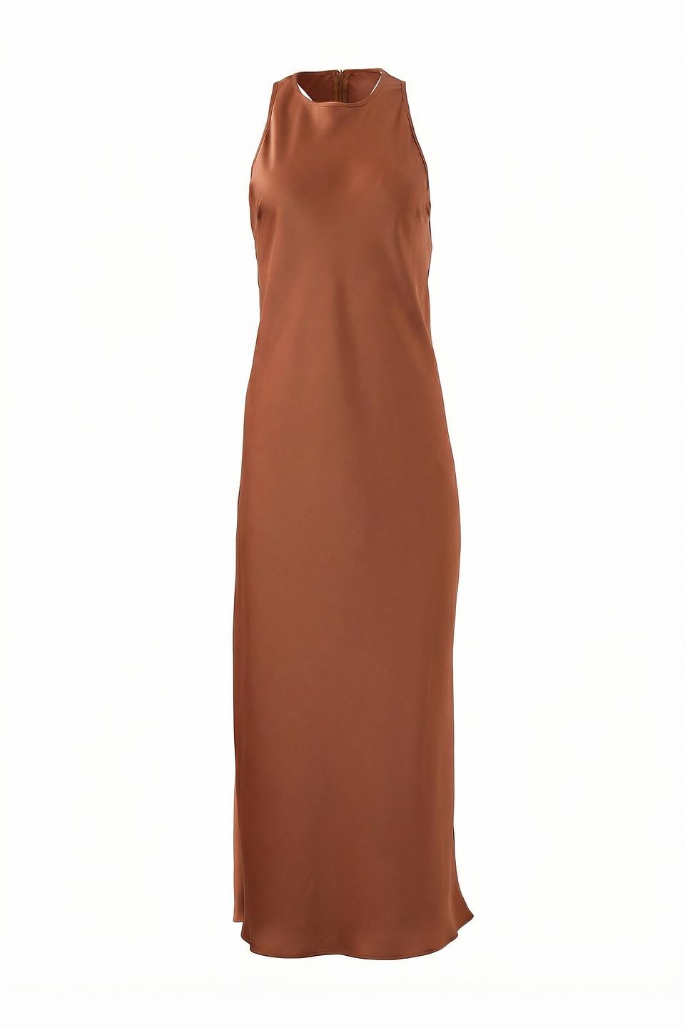 Платье Penny Black Pink атласное терракотовое