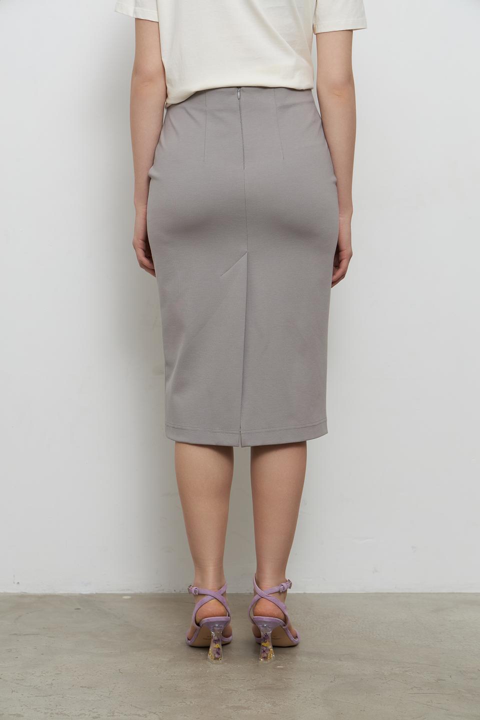 Юбка-карандаш Tricotier серая