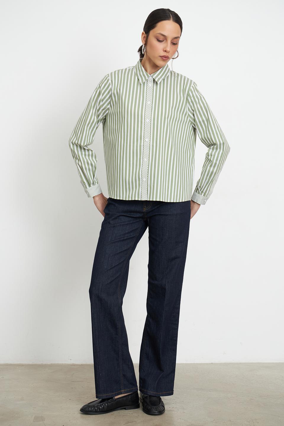 Блуза MORE and MORE в полоску