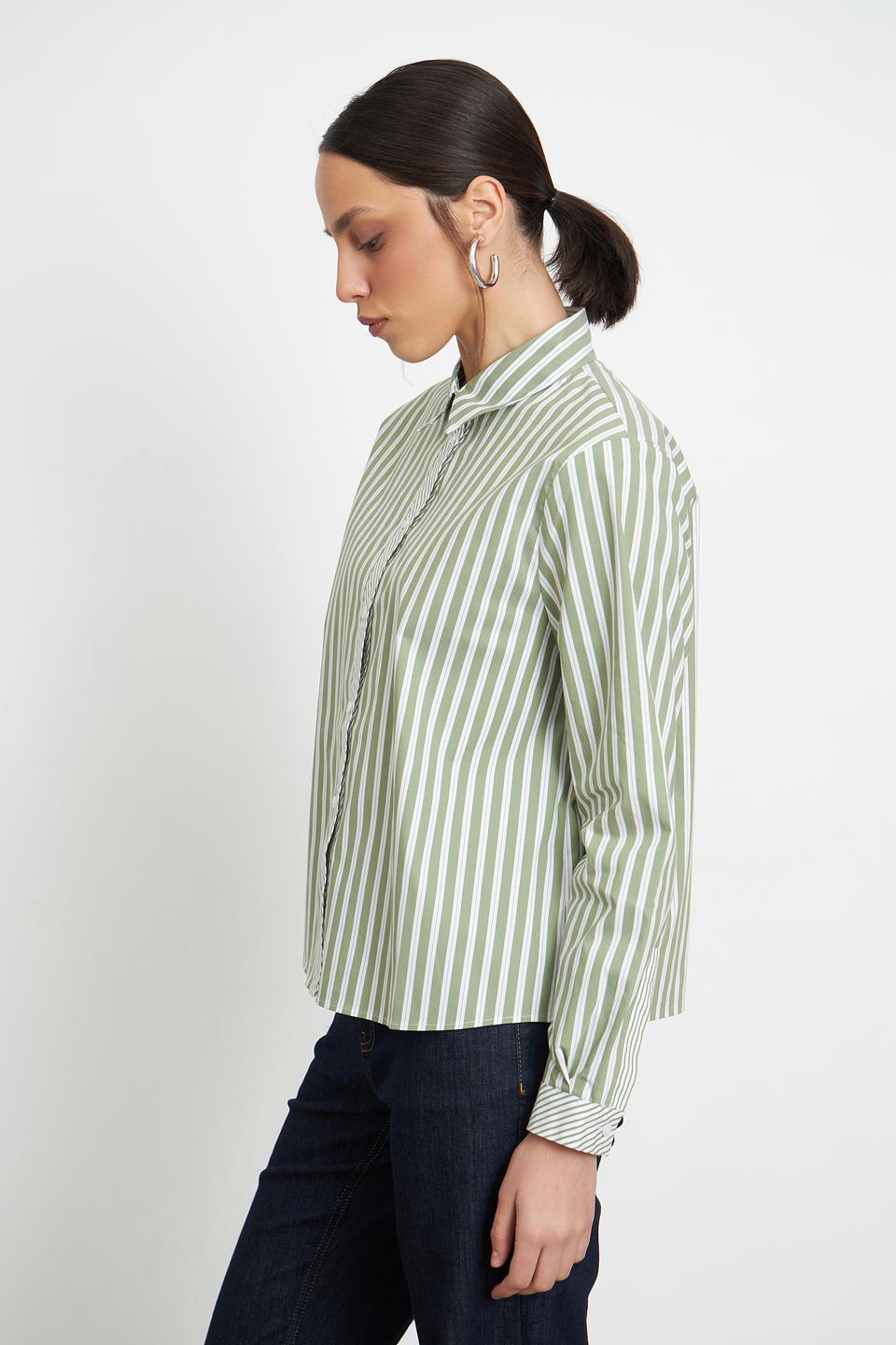 Блуза MORE and MORE в полоску