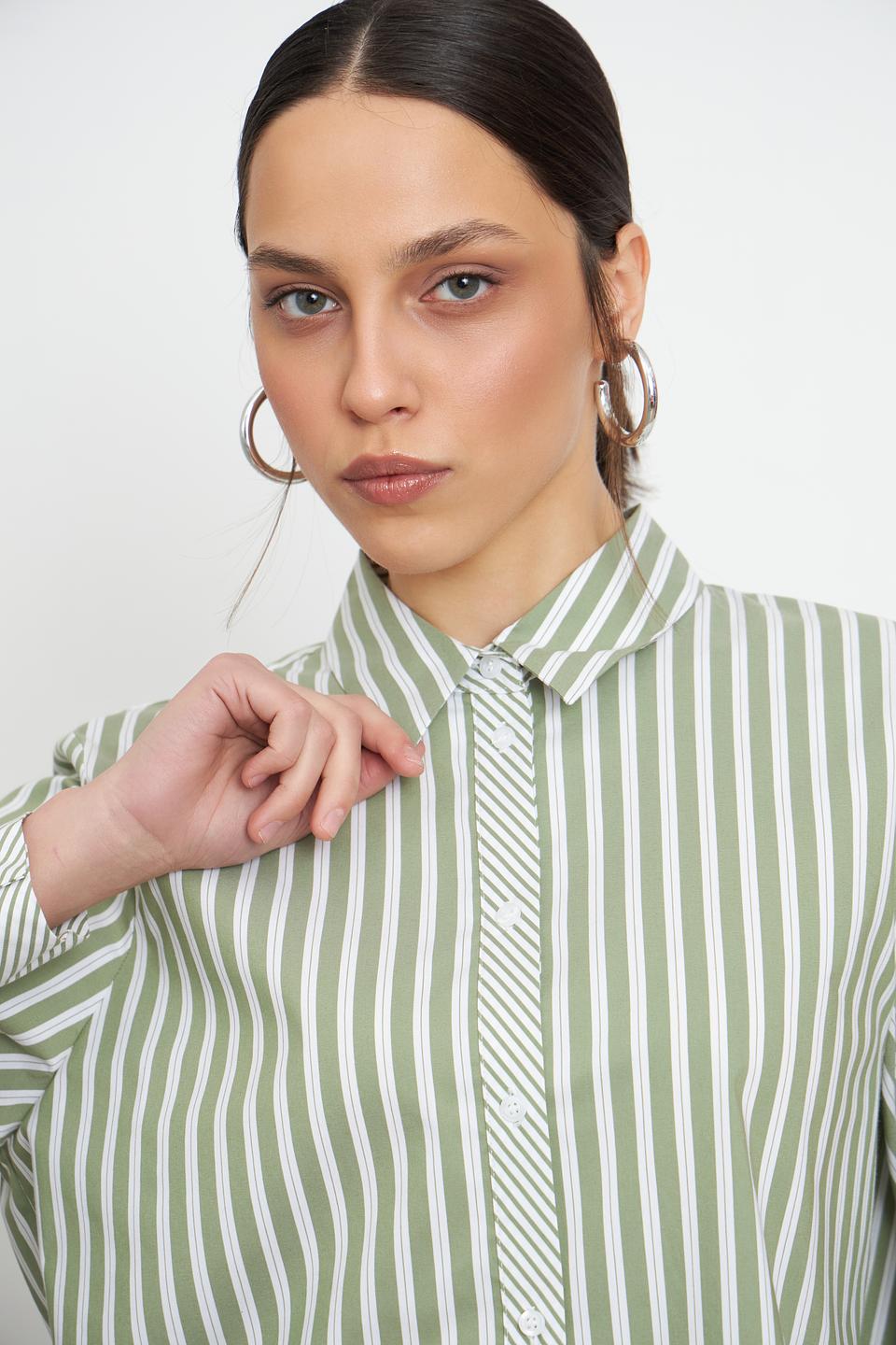 Блуза MORE and MORE в полоску