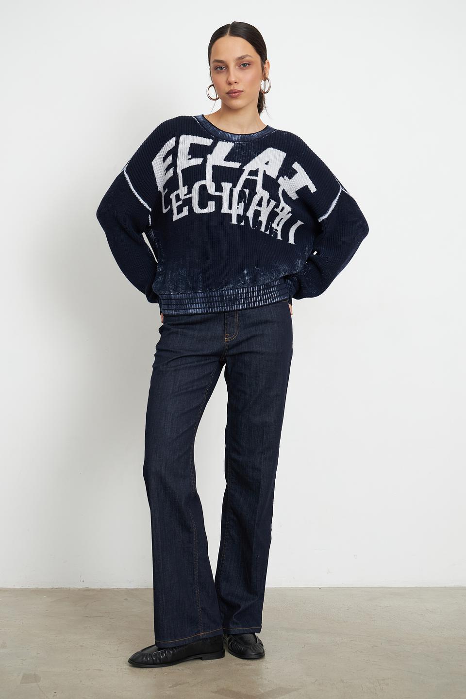 Джинсы MORE and MORE классические тёмно-синие