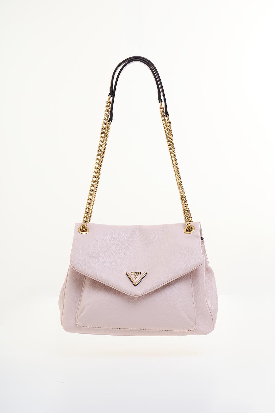 Guess сумка на цепочке пудрово-розовая