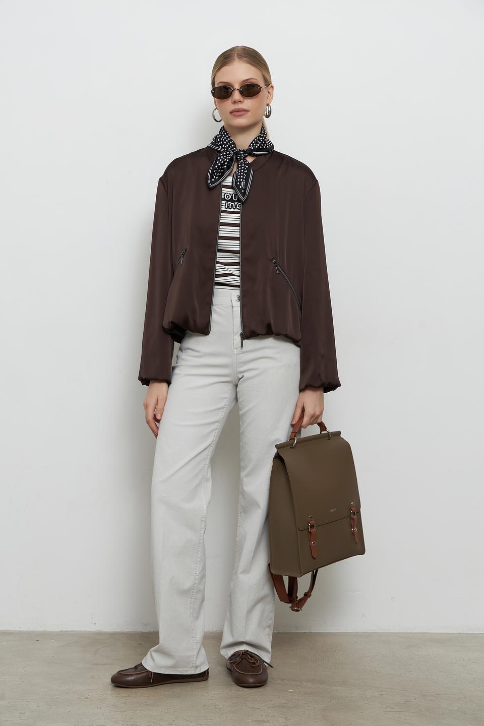 Шарф Fraas в горошек чёрный