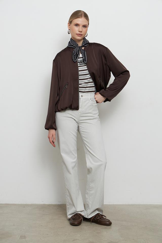 Брюки Angels прямого кроя бежевые