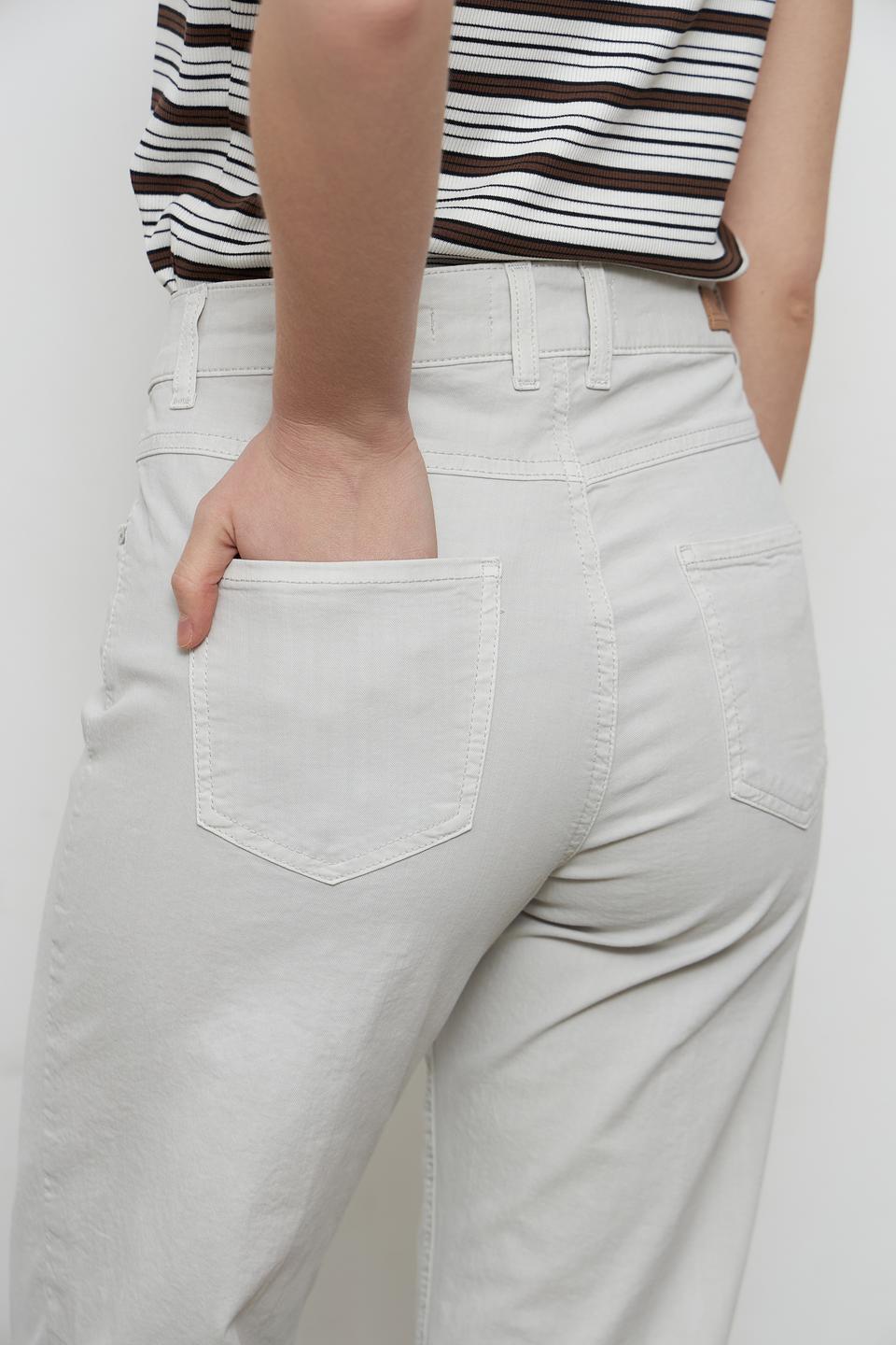 Брюки Angels прямого кроя бежевые