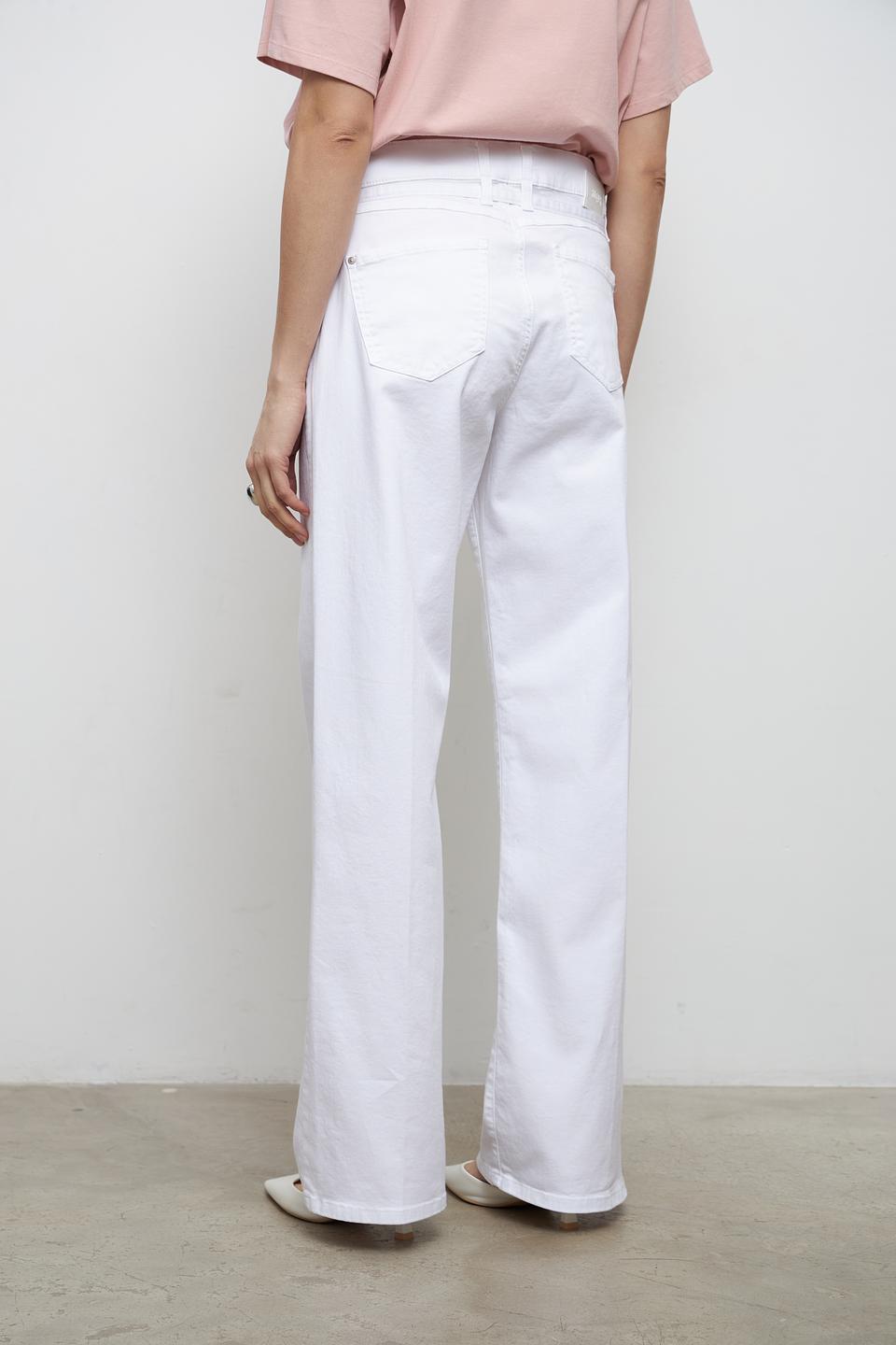 Джинсы Angels широкого кроя белые