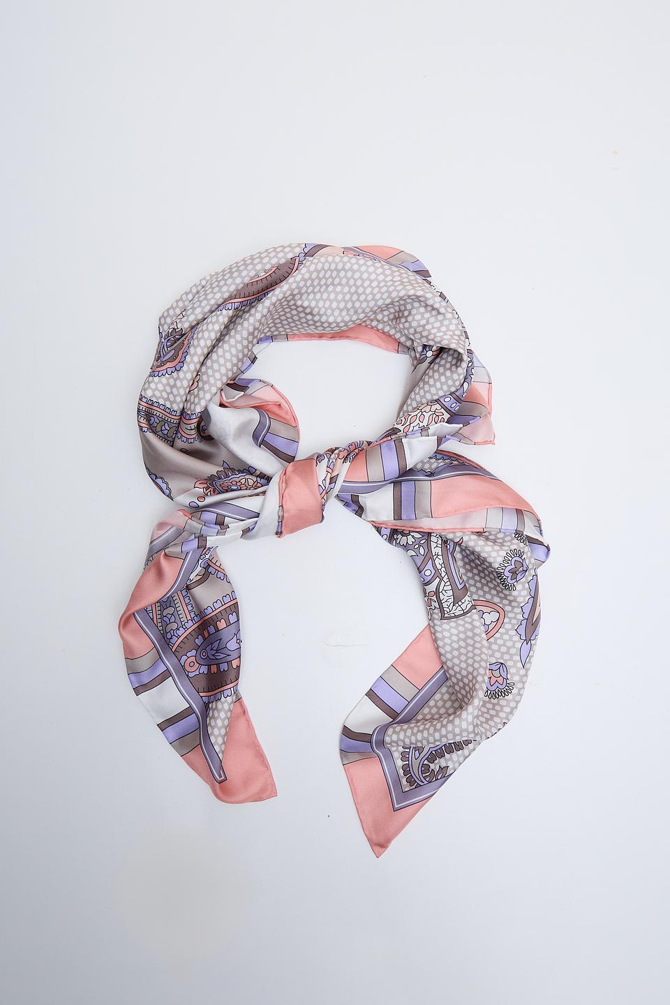 Шарф Fabretti с цветочным принтом