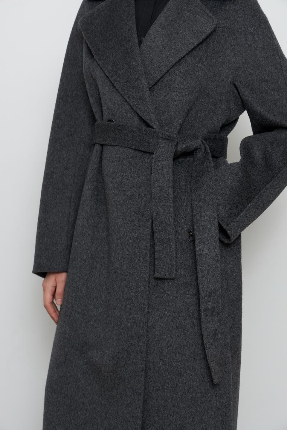 Пальто шерстяное Dolchemoda графит