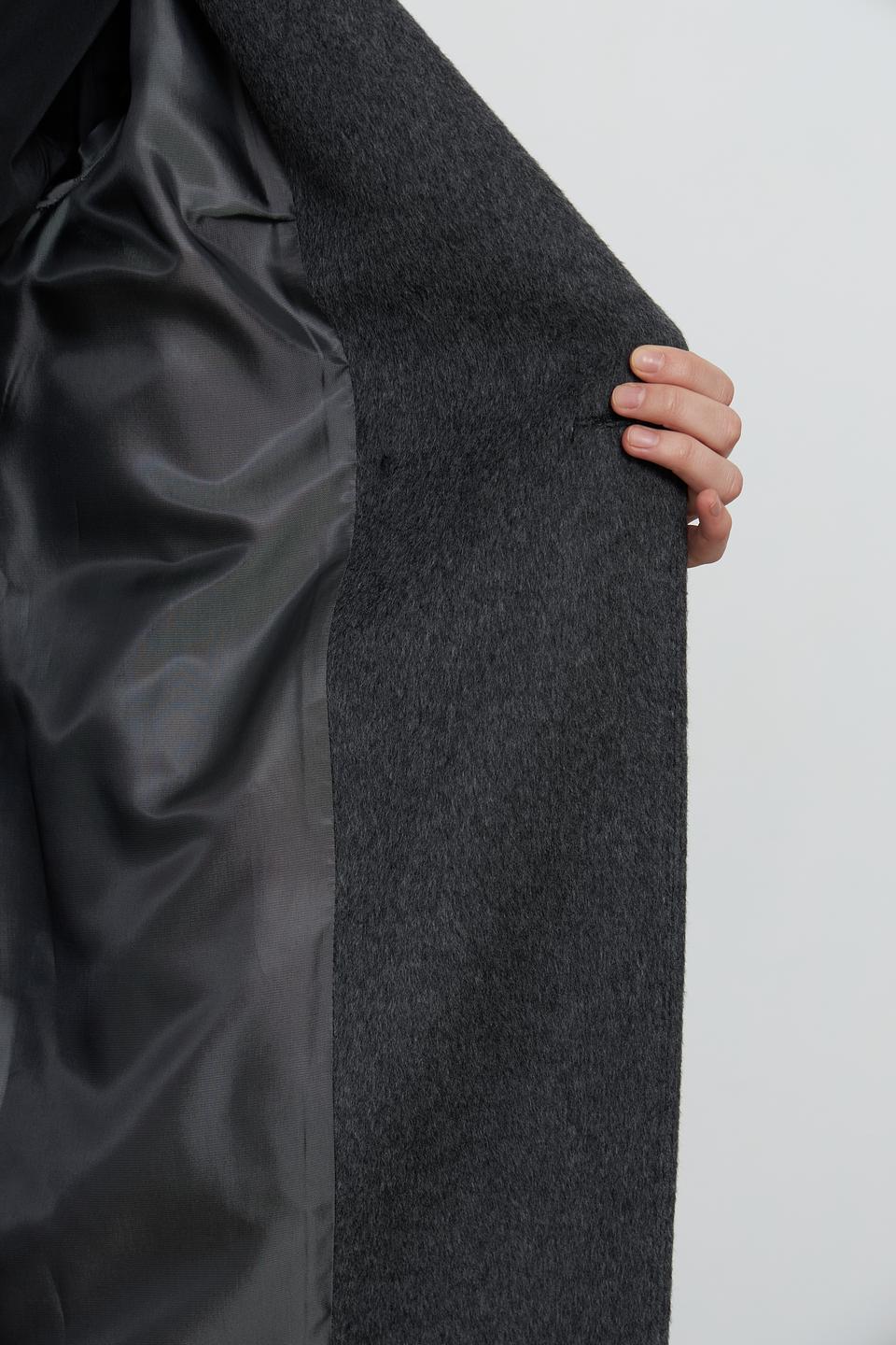 Пальто шерстяное Dolchemoda графит