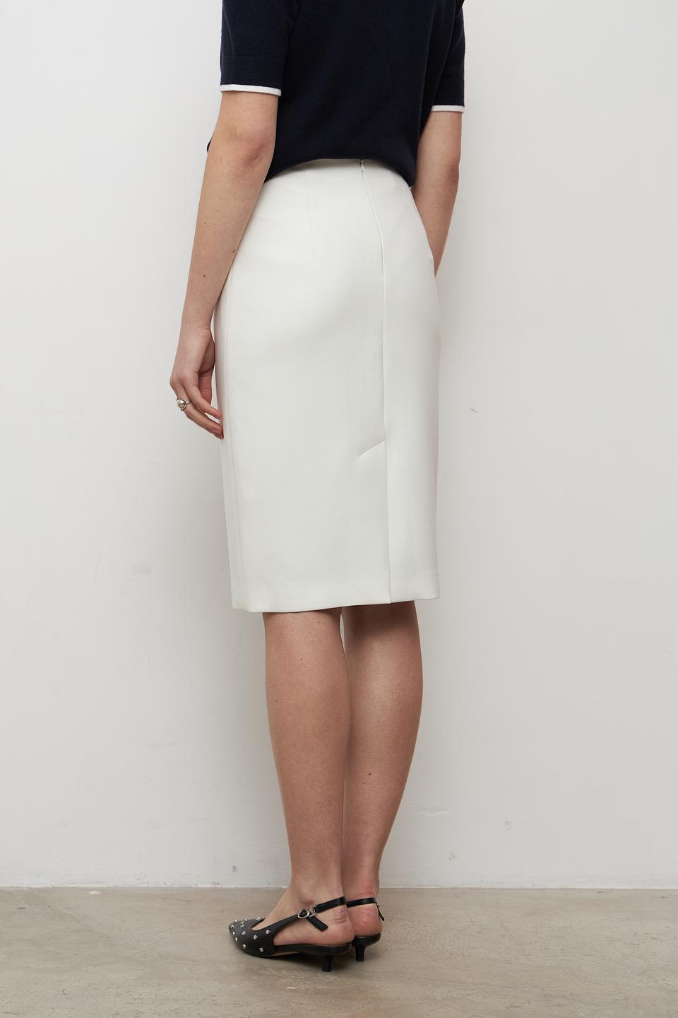 Юбка-карандаш Tricotier белая