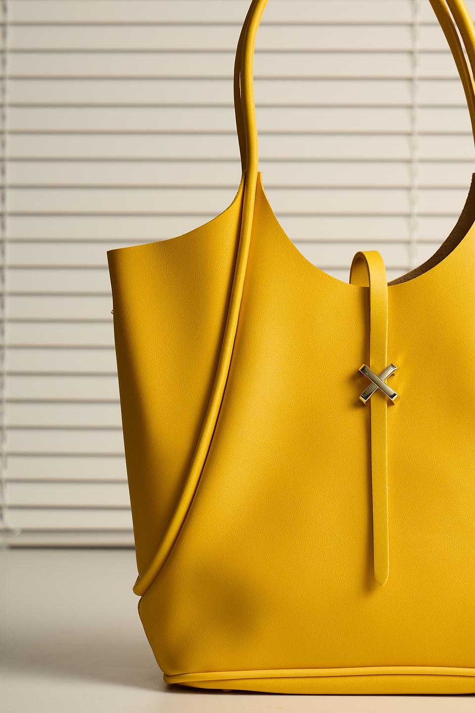 Сумка Baggini тоут жёлтая