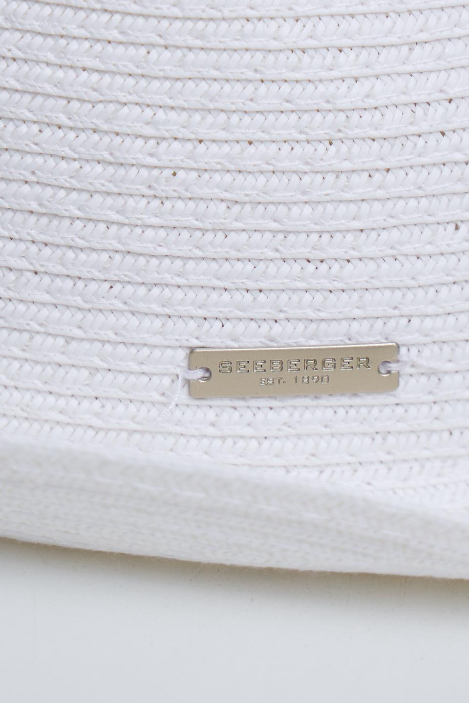 Шляпа Seeberger белая бумажная