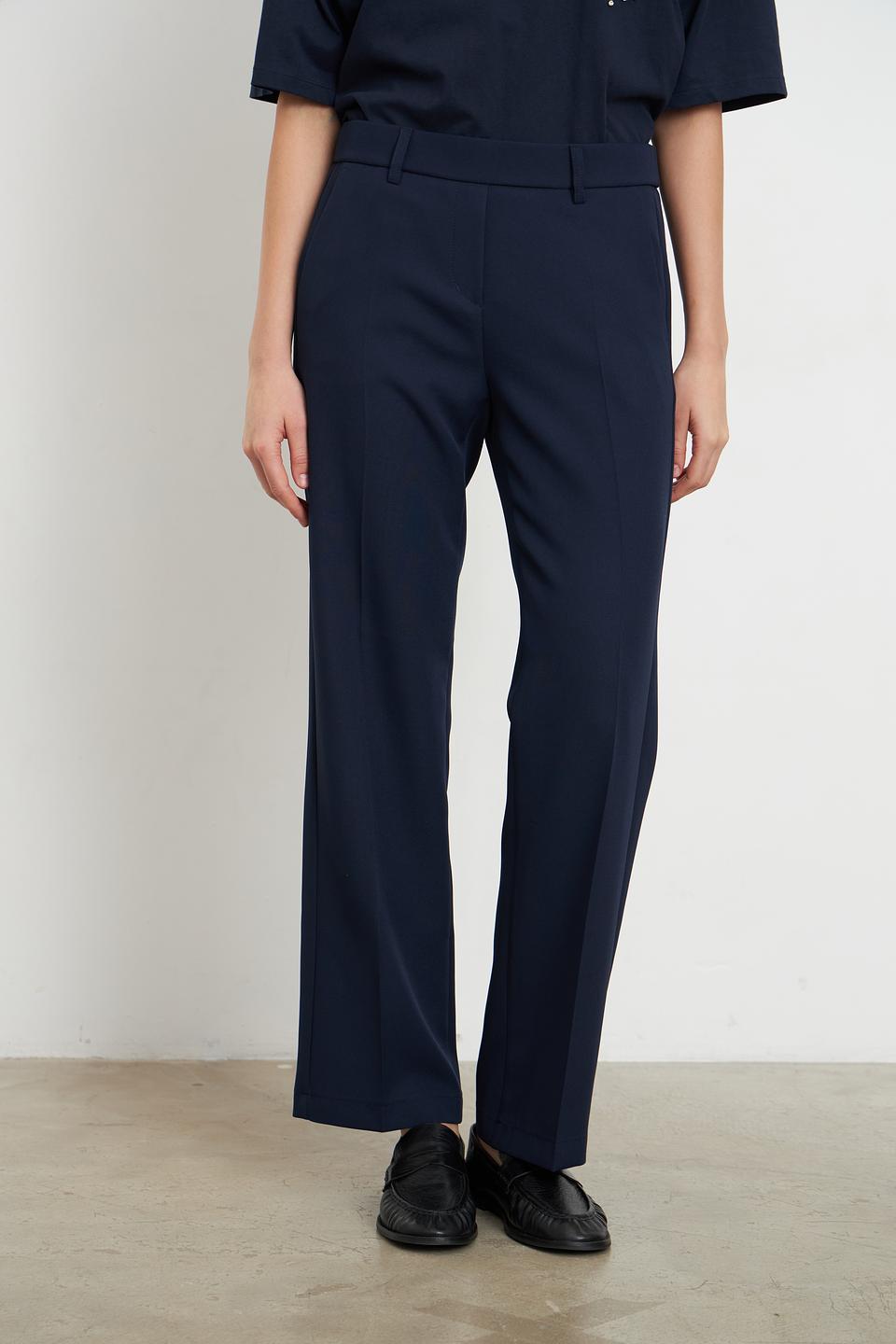 Брюки классические Anna Montana синие