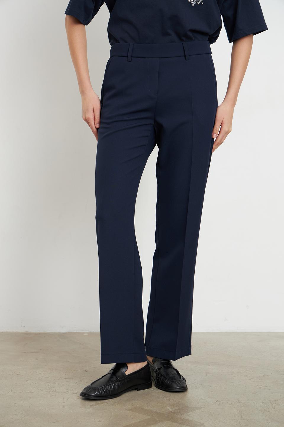 Брюки классические Anna Montana синие