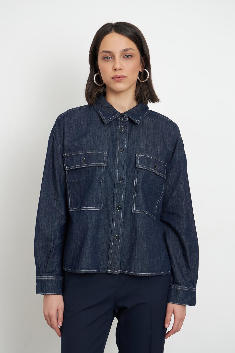 Жакет Marc Aurel джинсовый синий