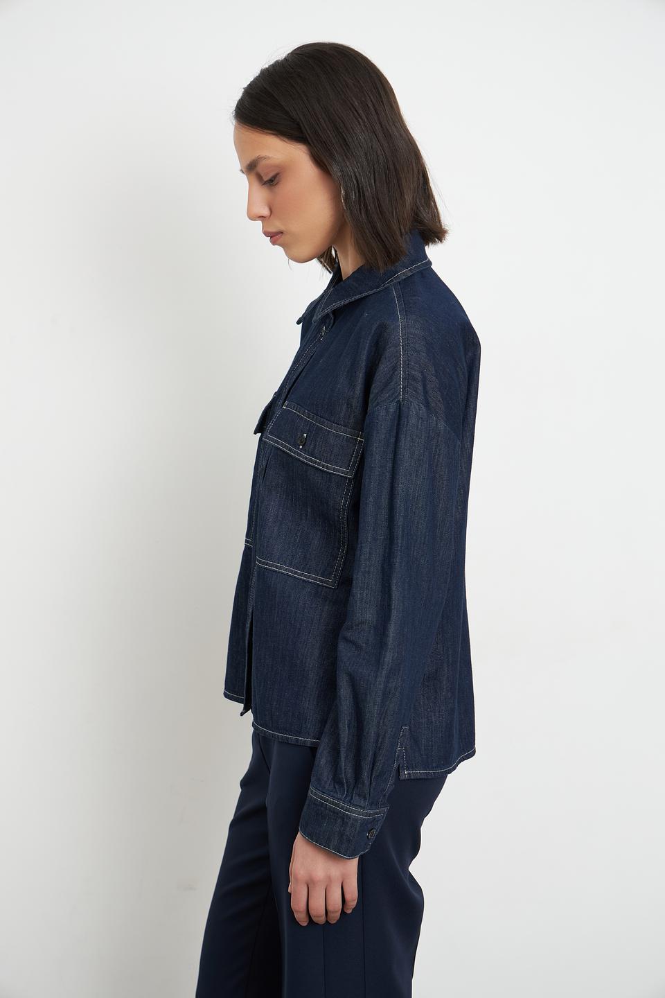 Жакет Marc Aurel джинсовый синий