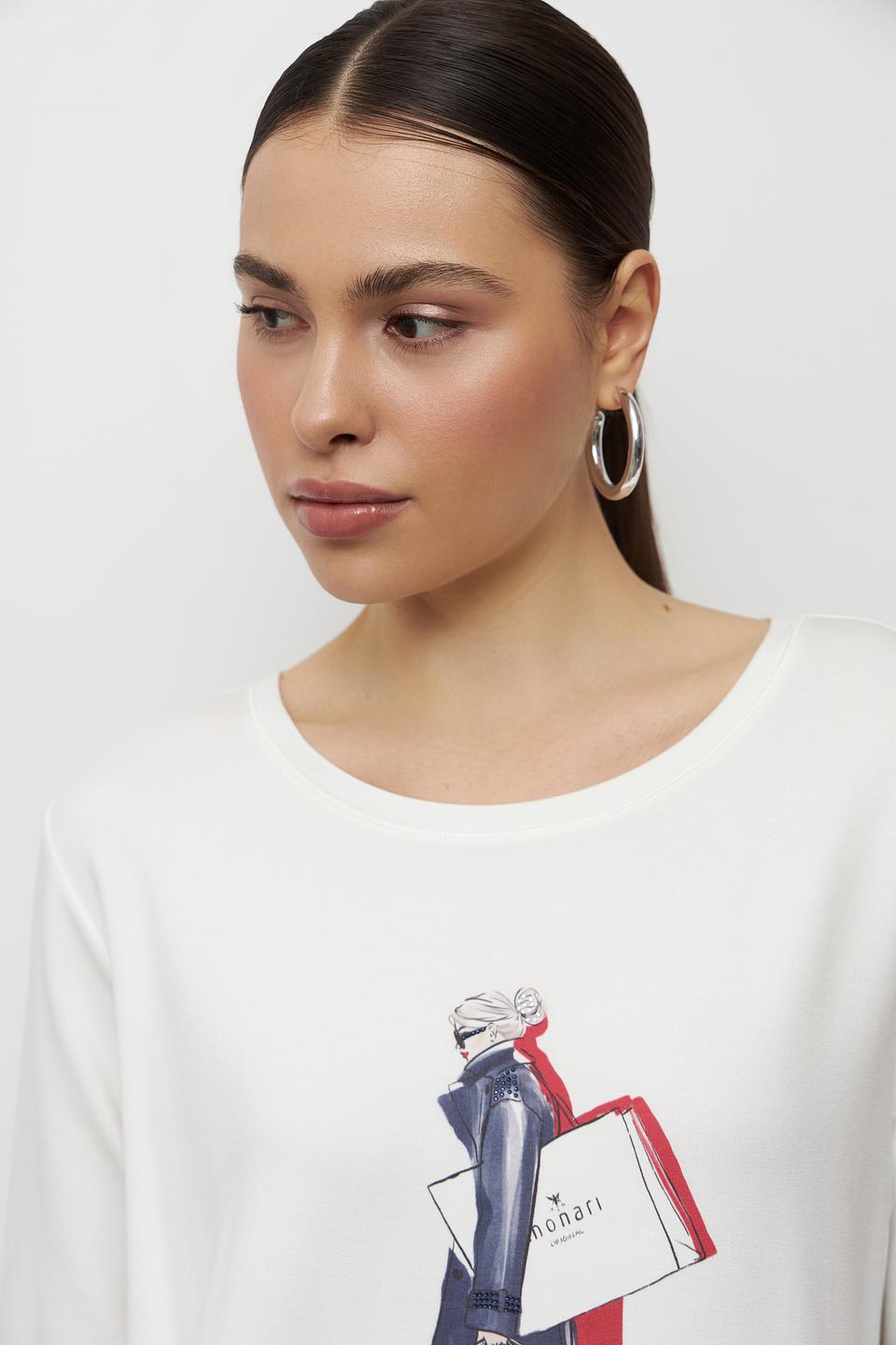 Футболка Monari с принтом