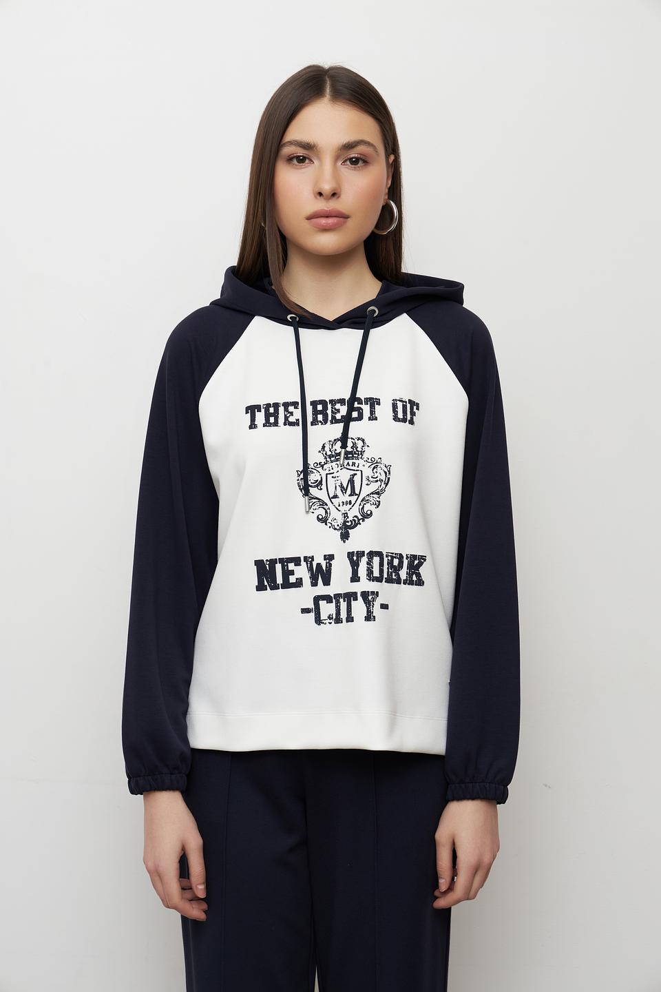 Пуловер Monari с принтом New York