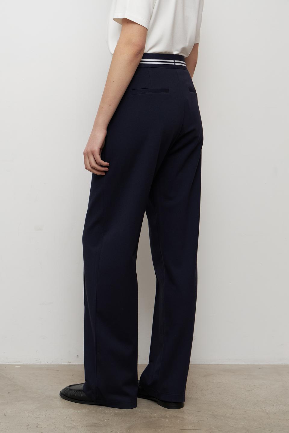 Брюки Monari темно-синие с полосками