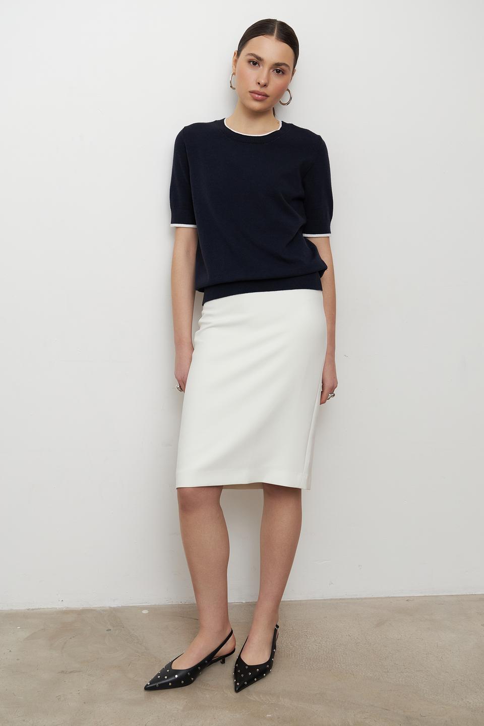 Пуловер MORE and MORE с полоской