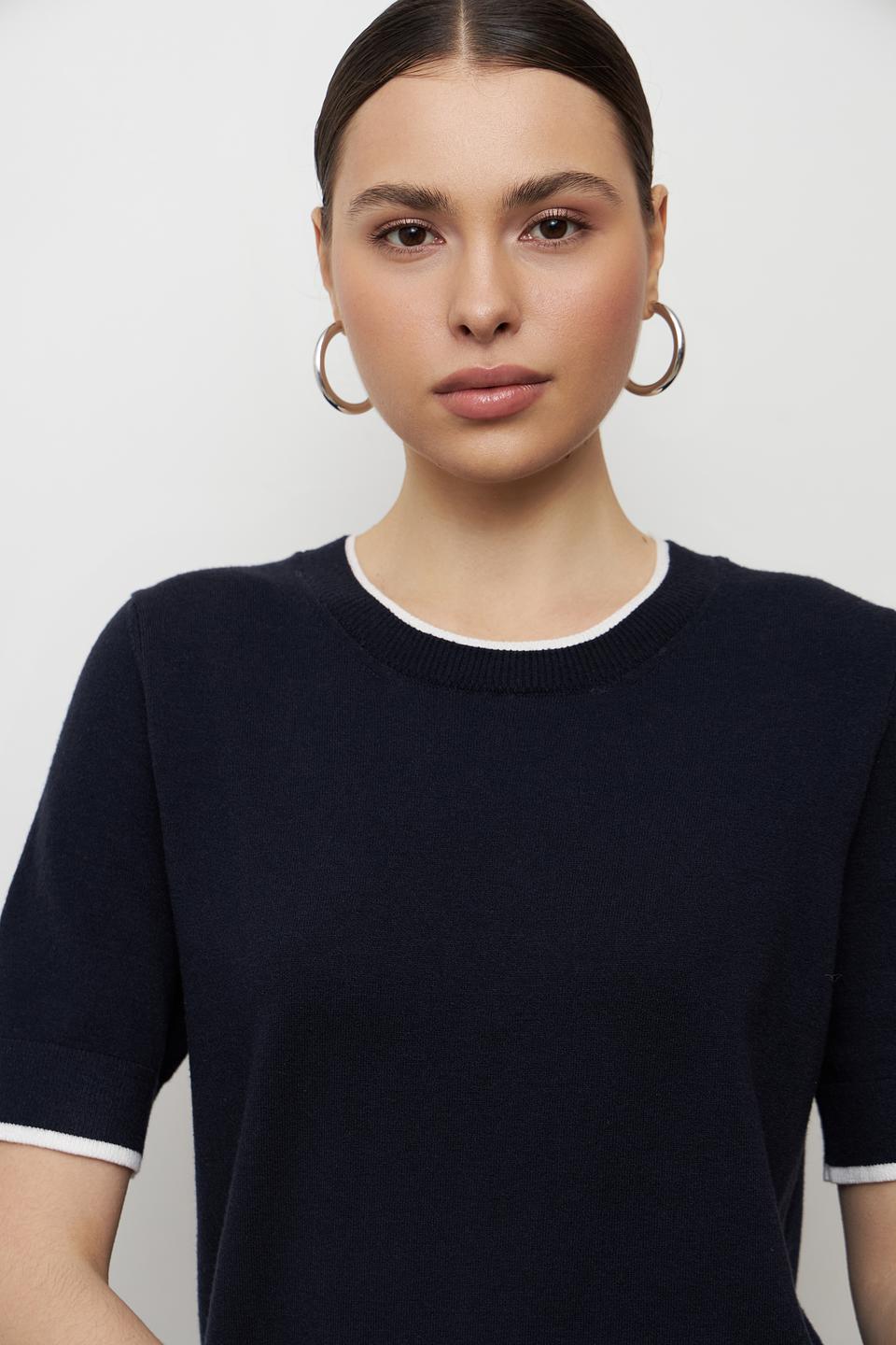 Пуловер MORE and MORE с полоской