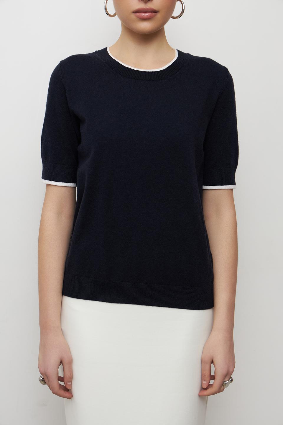 Пуловер MORE and MORE с полоской