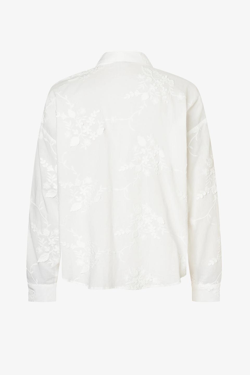 Блуза MORE and MORE с вышивкой