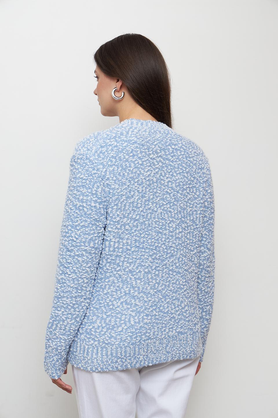 Жакет Olsen вязаный голубой