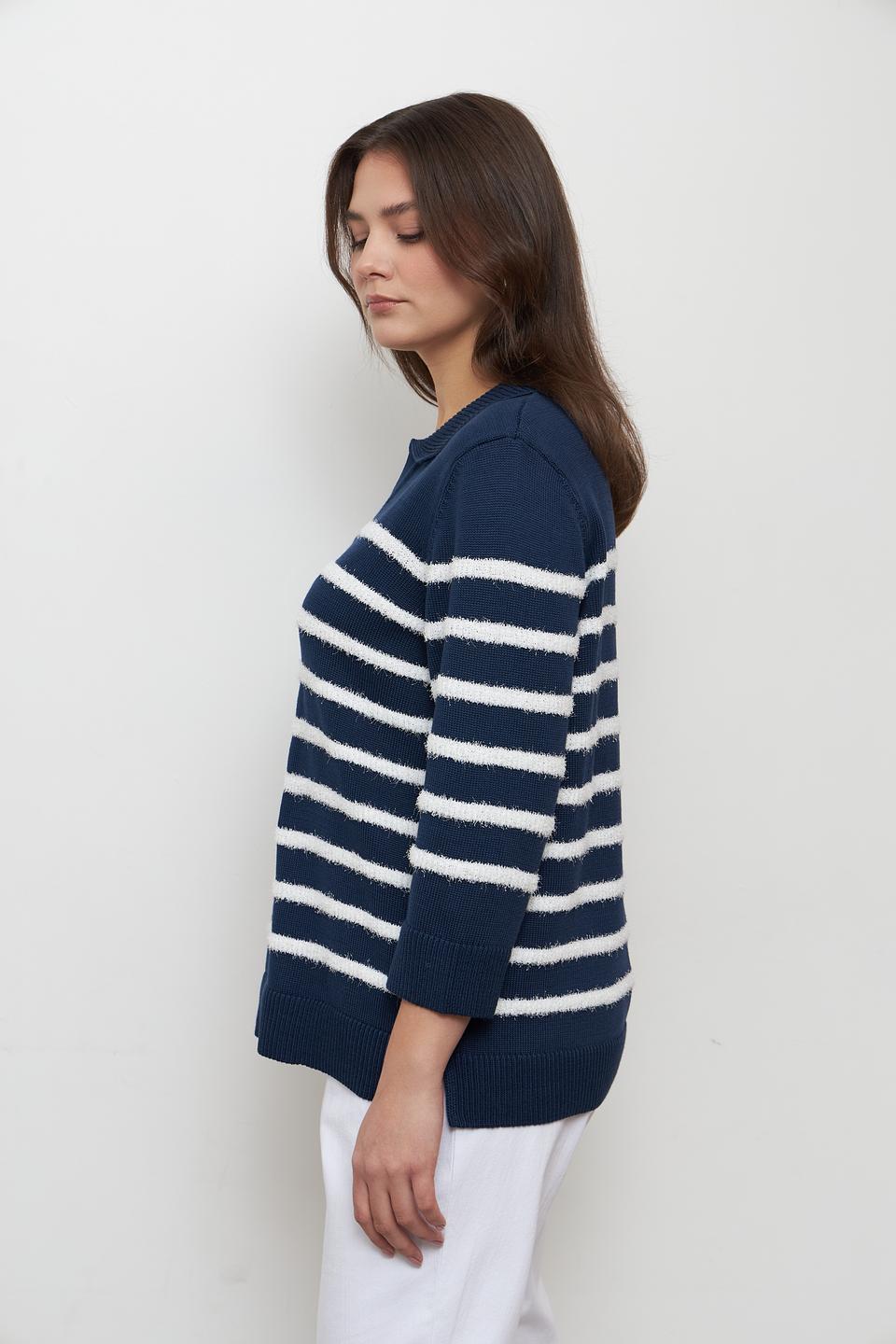 Пуловер Rabe collection в полоску
