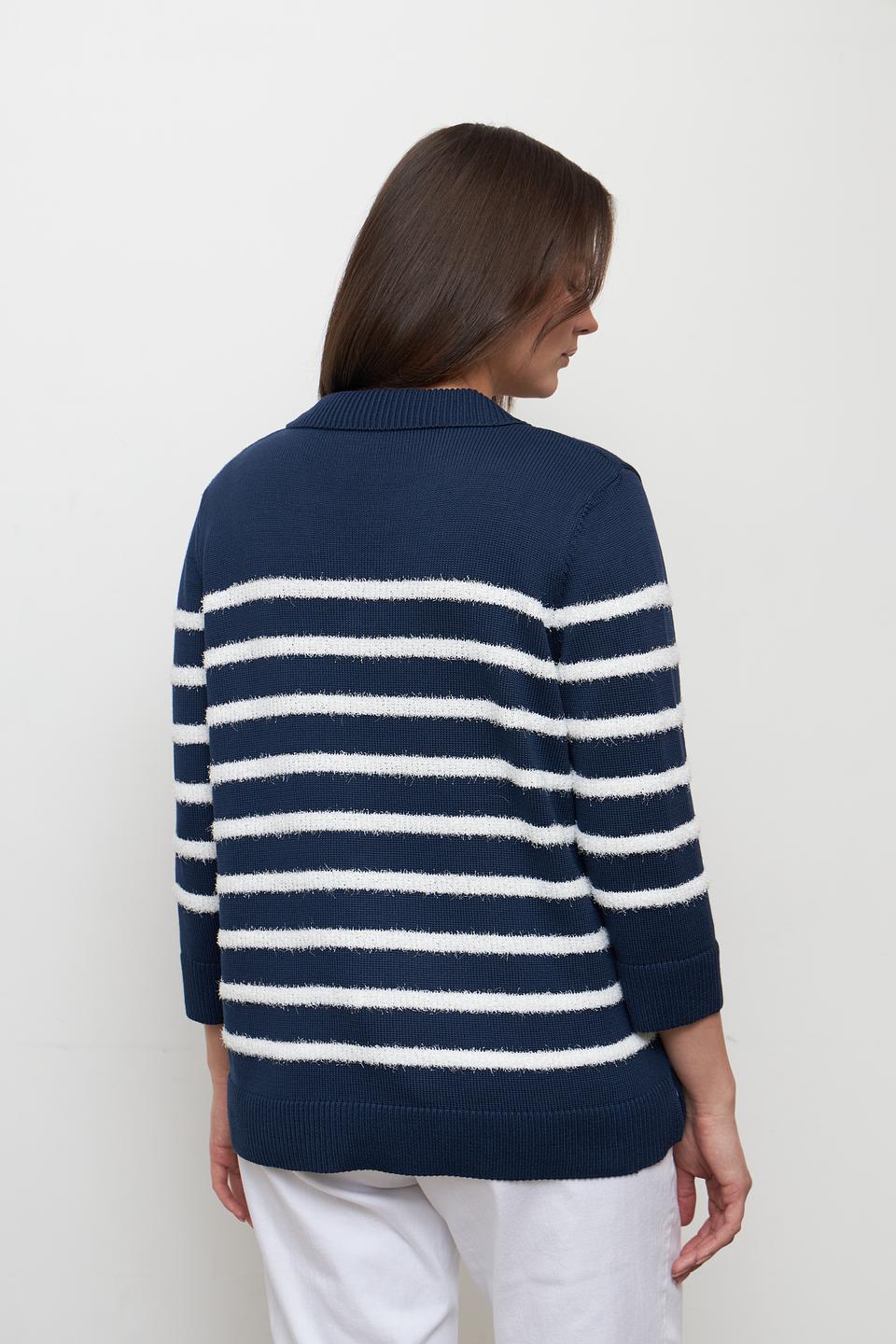 Пуловер Rabe collection в полоску