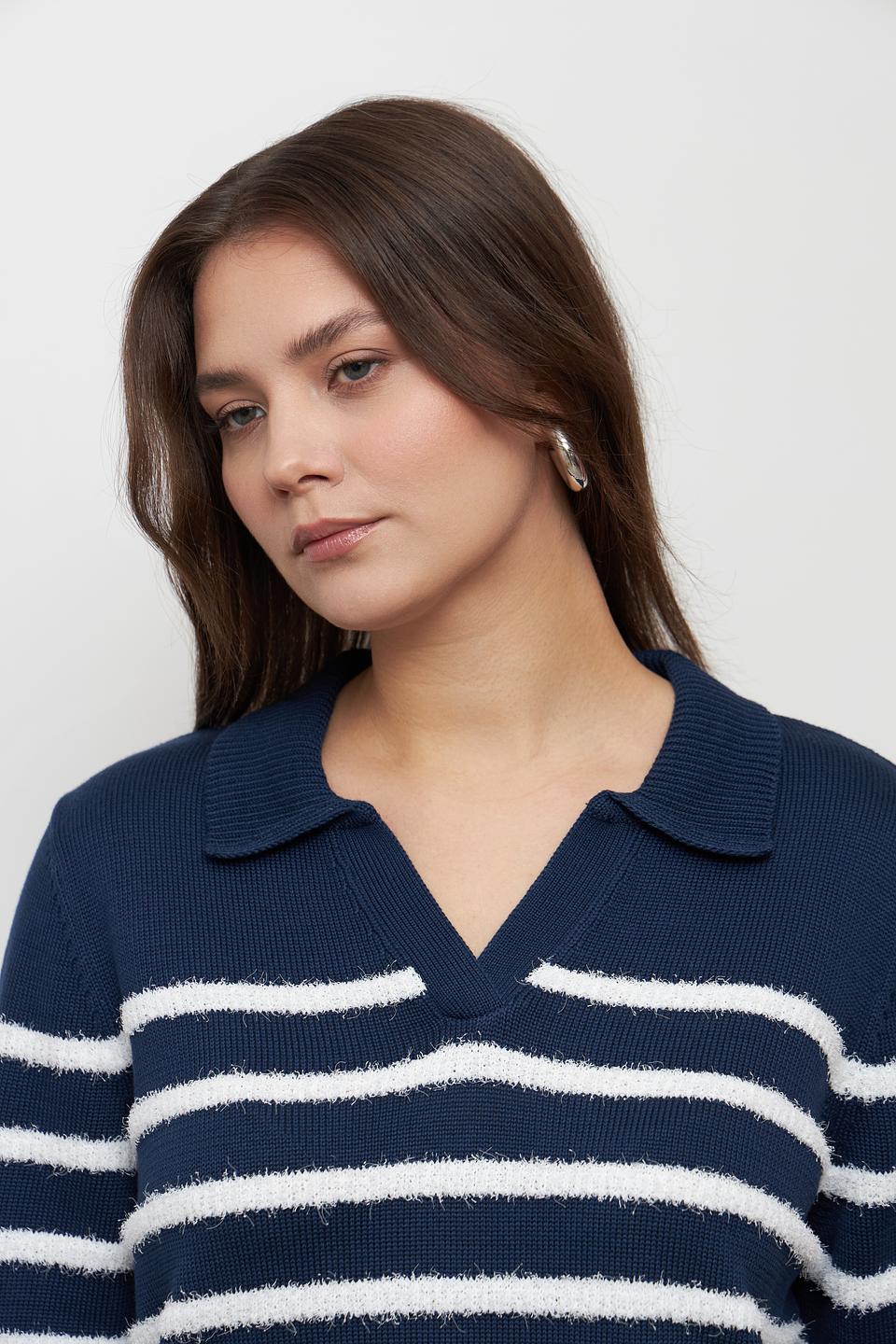 Пуловер Rabe collection в полоску