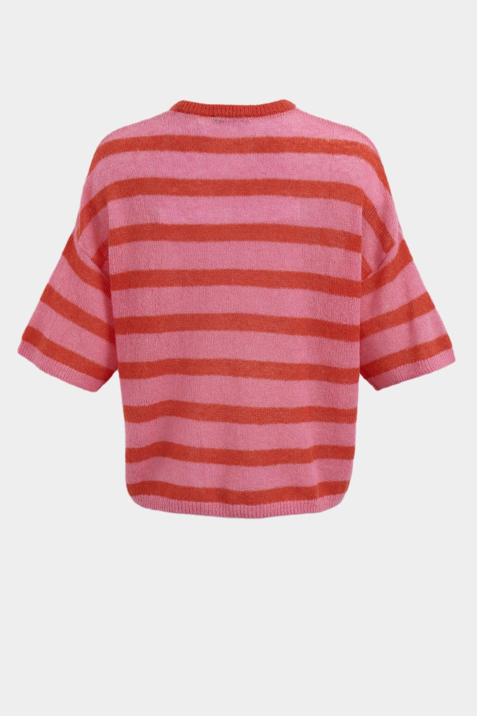 Пуловер Lecomte в полоску