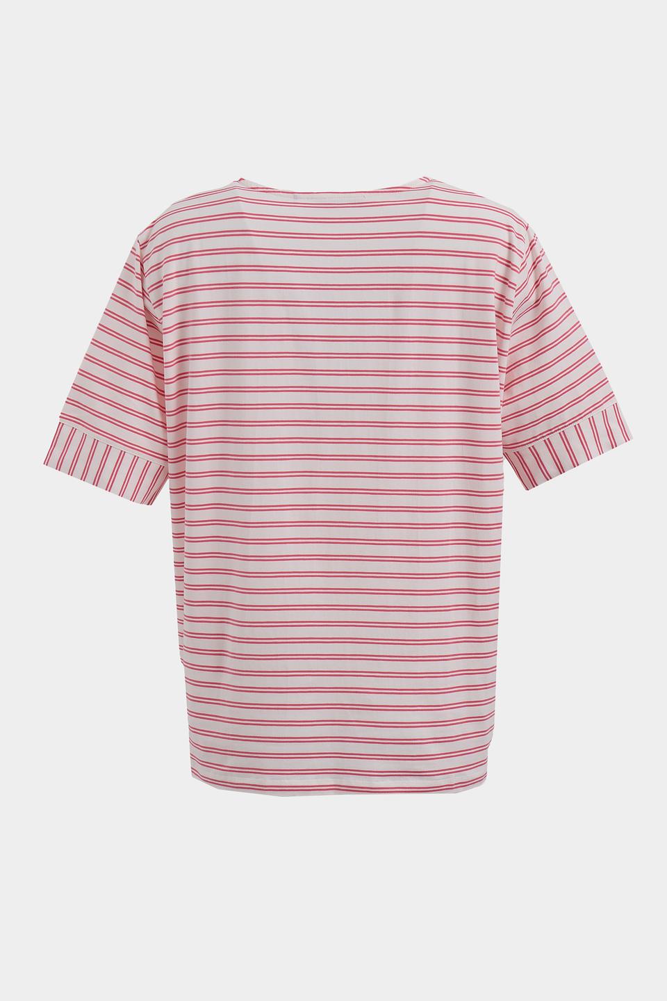 Футболка Bianca в полоску белая