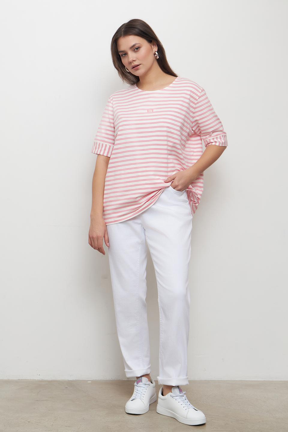 Джинсы Anna Montana белые mom fit