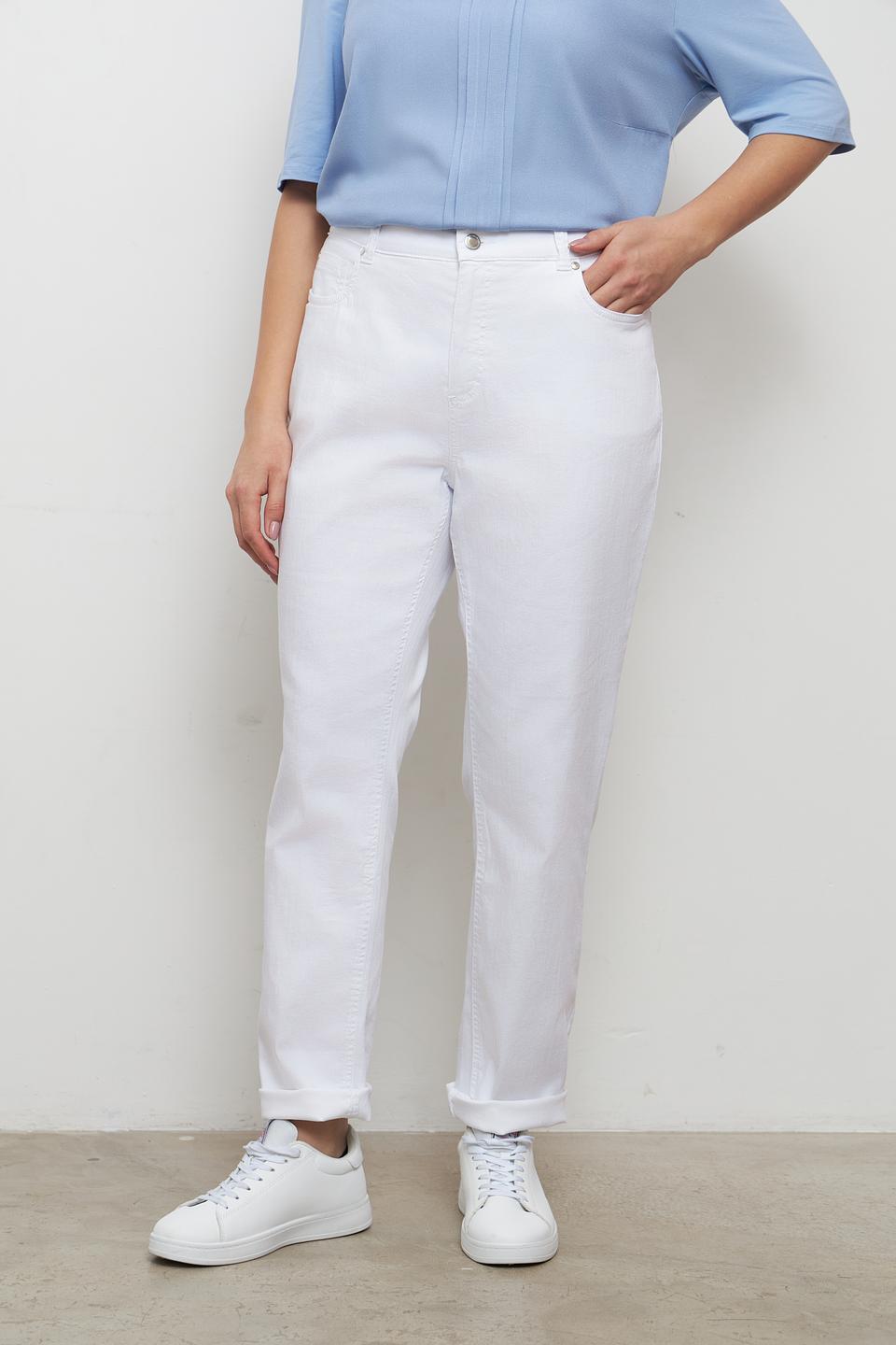 Джинсы Anna Montana белые mom fit