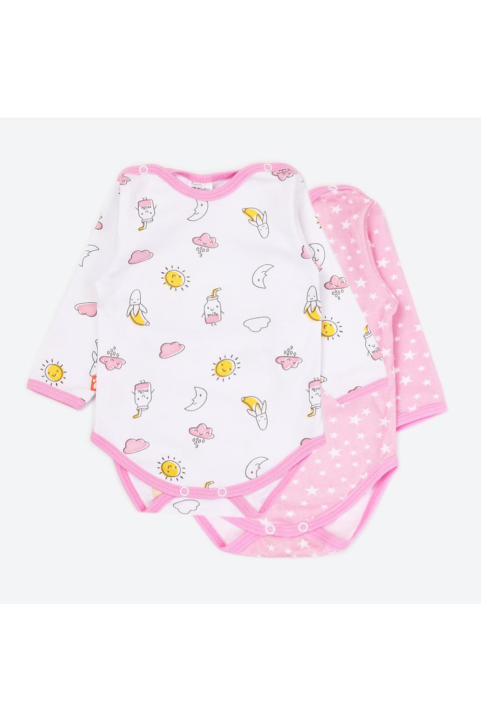 Боди КотМарКот звёзды розовый