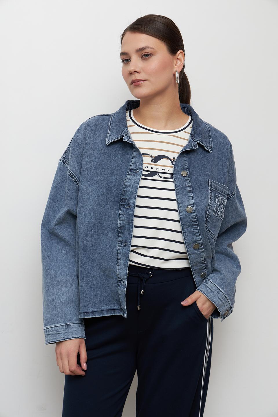 Жакет джинсовый Doris Streich голубой