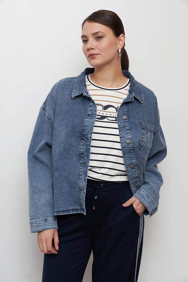 Жакет джинсовый Doris Streich голубой