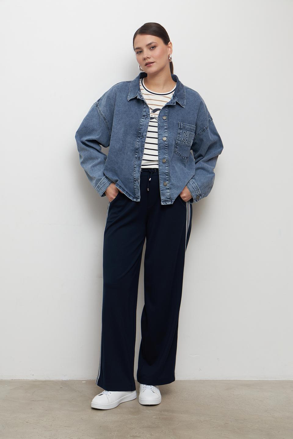 Жакет джинсовый Doris Streich голубой