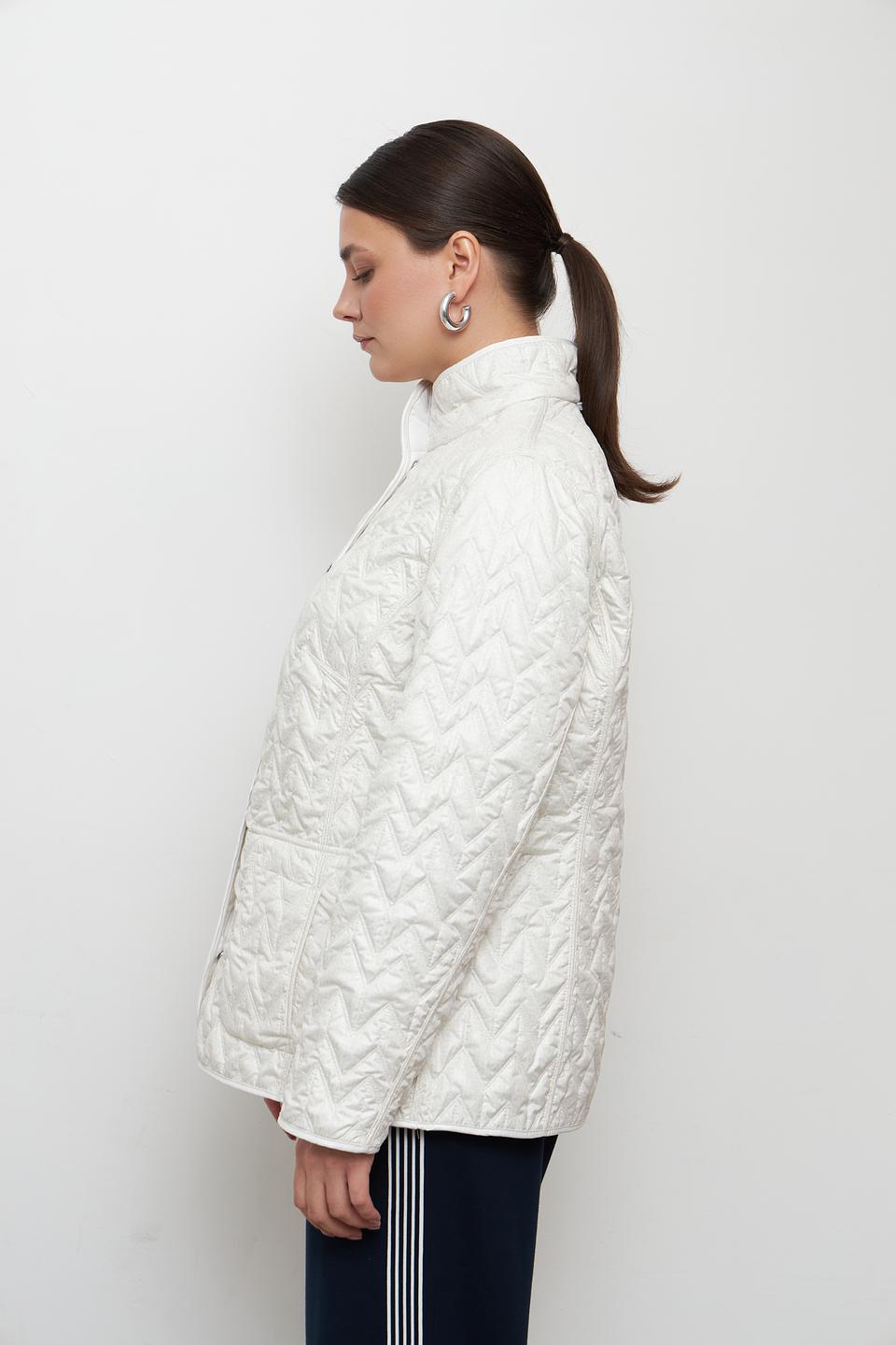 Куртка Lebek стеганая белая