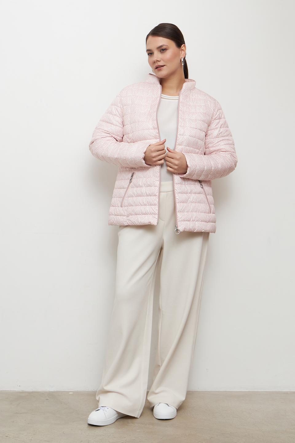 Куртка Lebek стеганая розовая