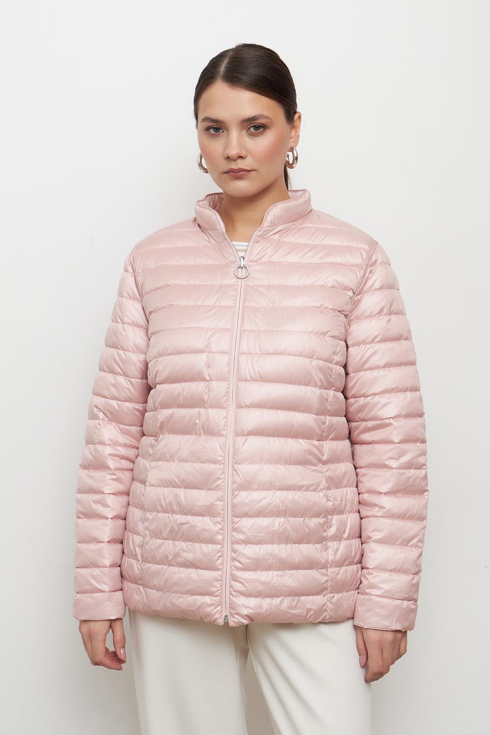 Куртка Lebek стеганая розовая