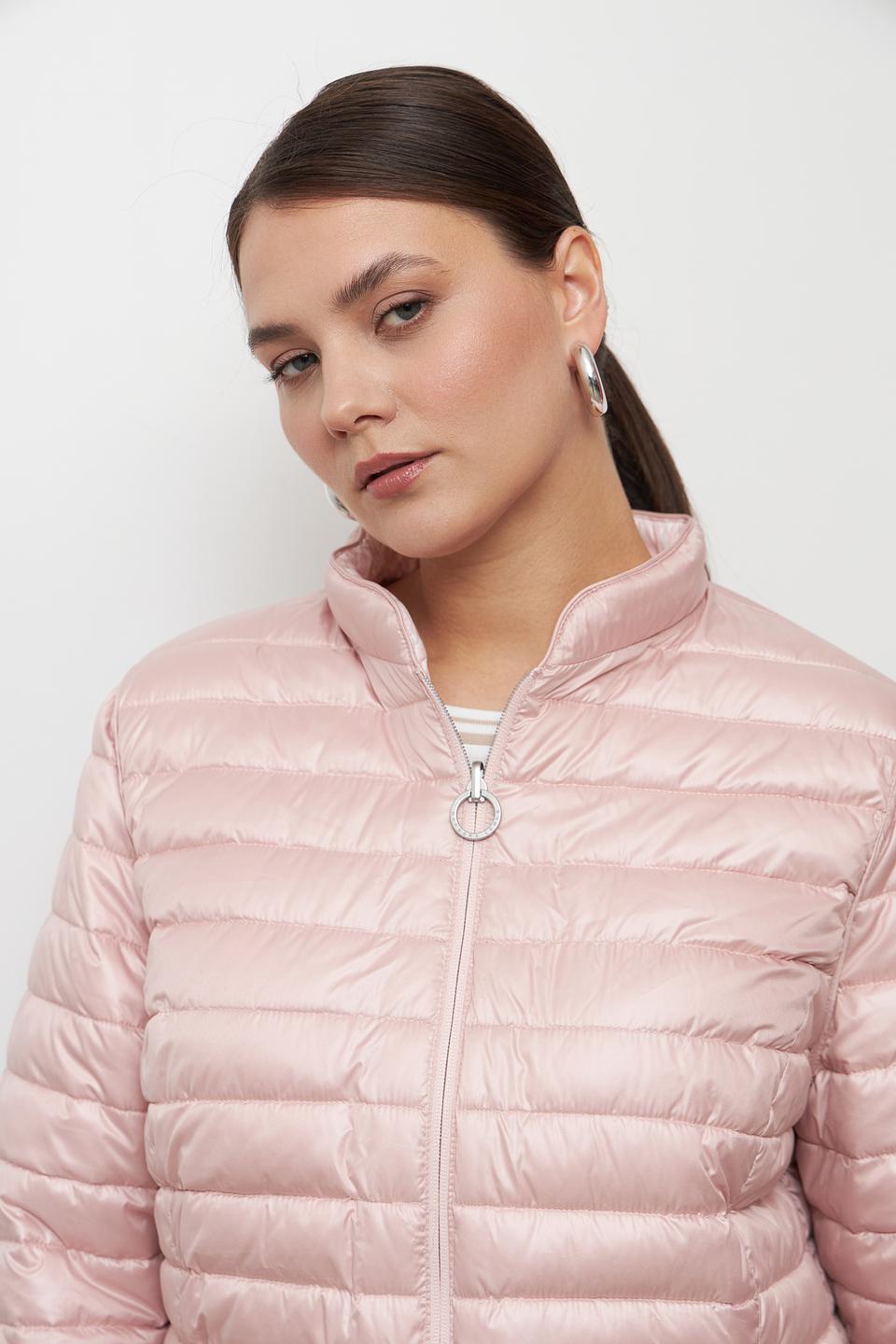 Куртка Lebek стеганая розовая