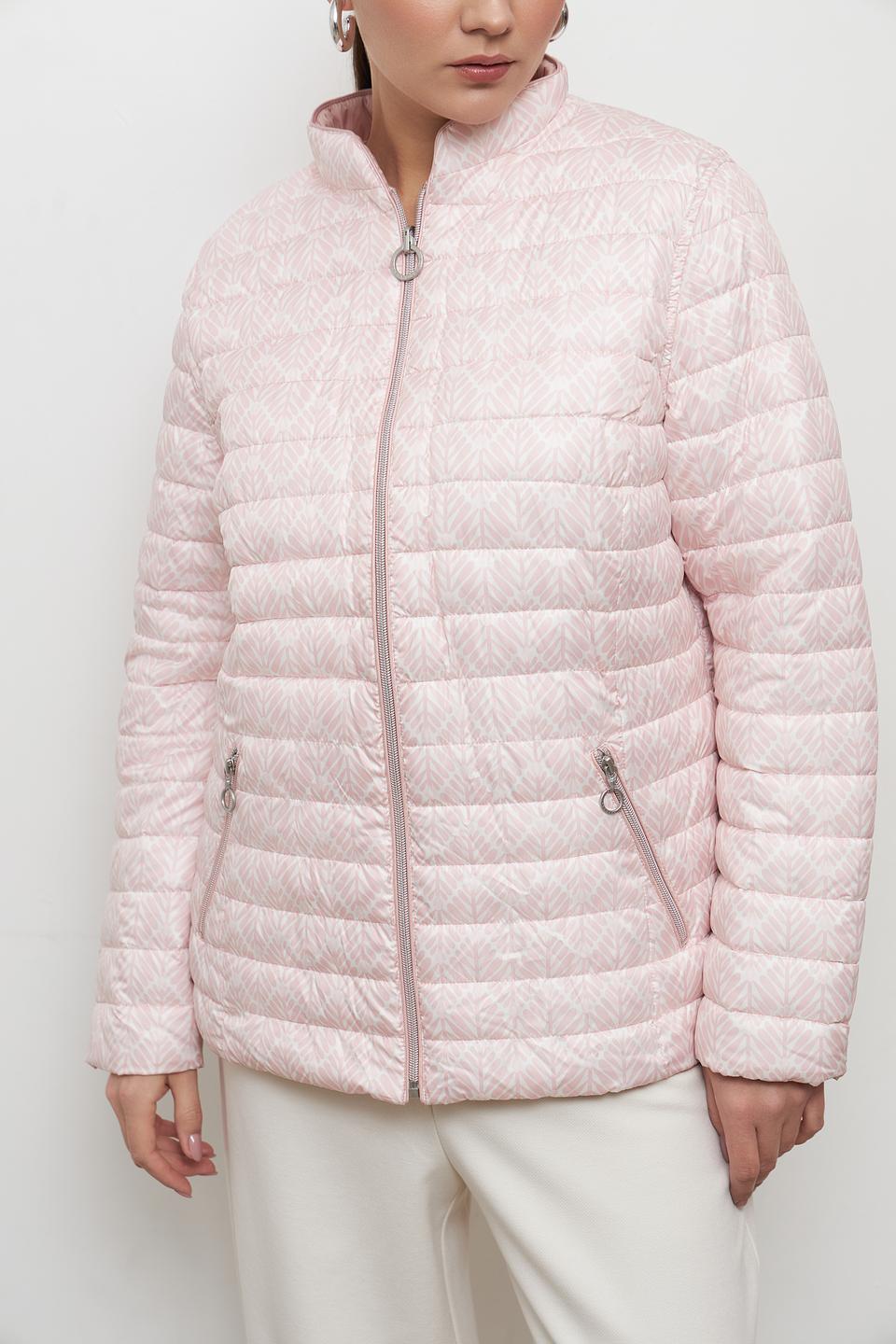 Куртка Lebek стеганая розовая
