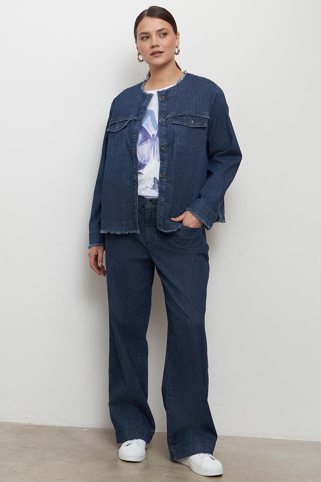 Джинсы Rabe collection в полоску