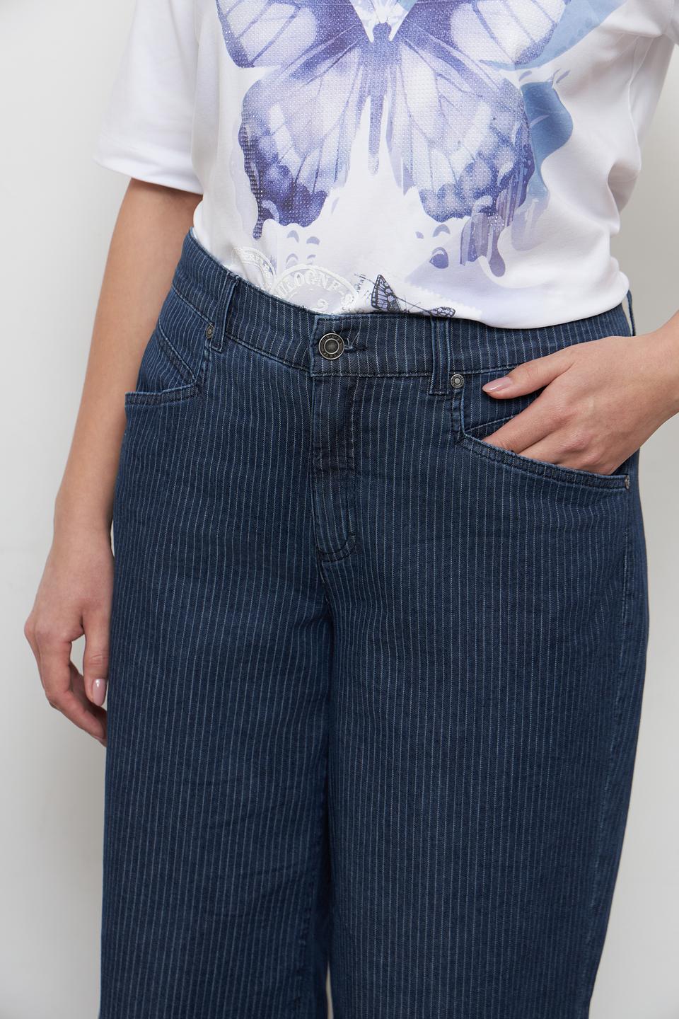 Джинсы Rabe collection в полоску