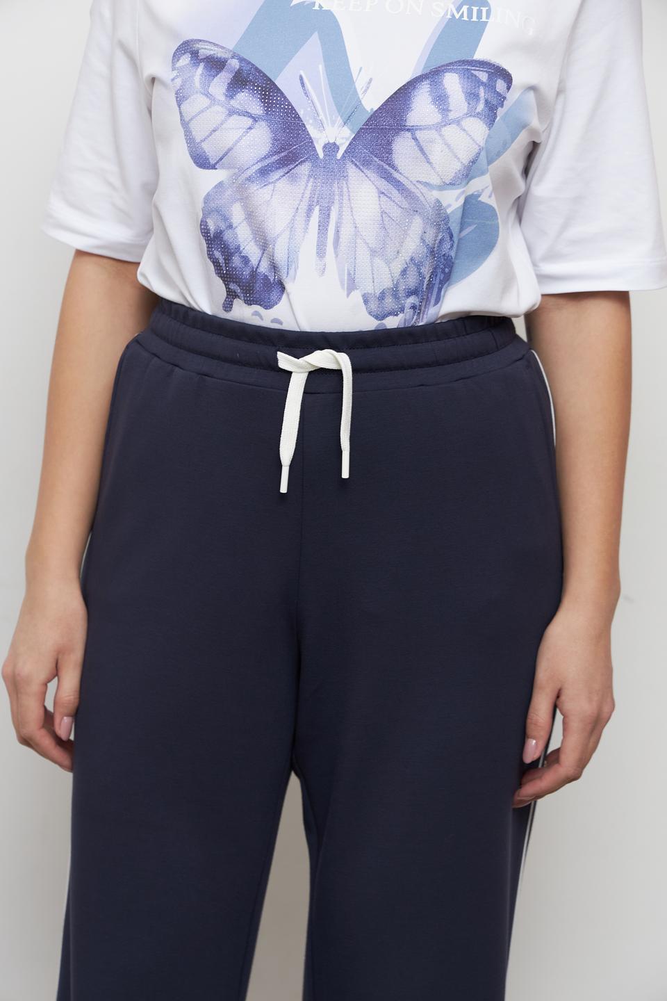 Брюки Lebek спортивные темно-синие