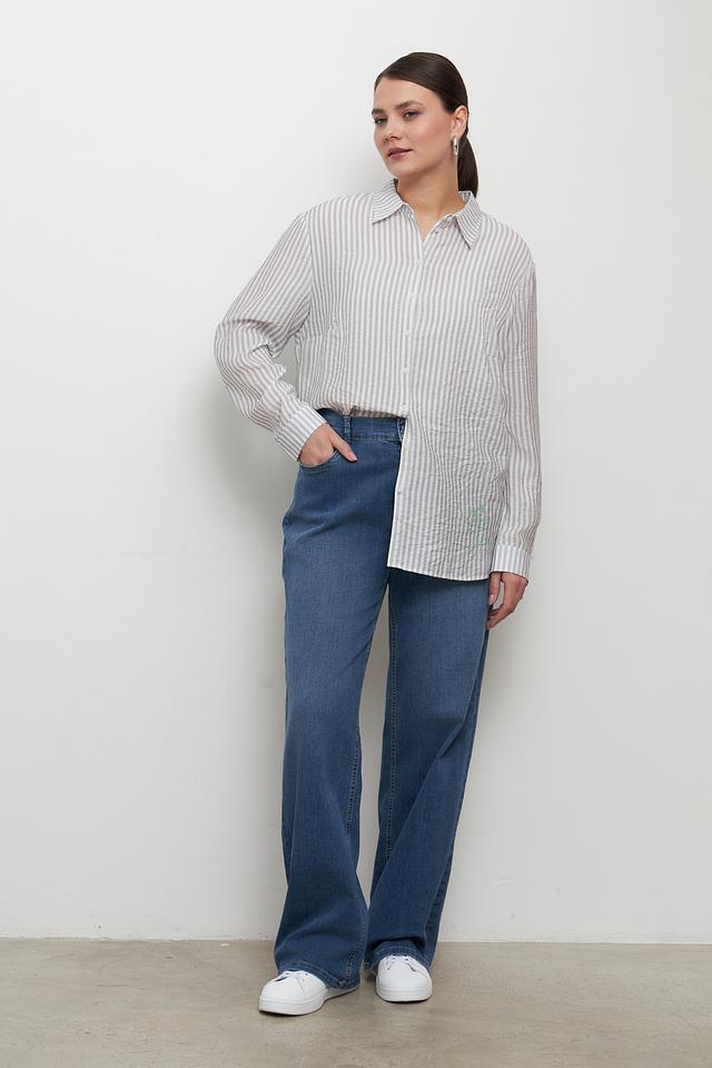 Джинсы клеш Anna Montana синие